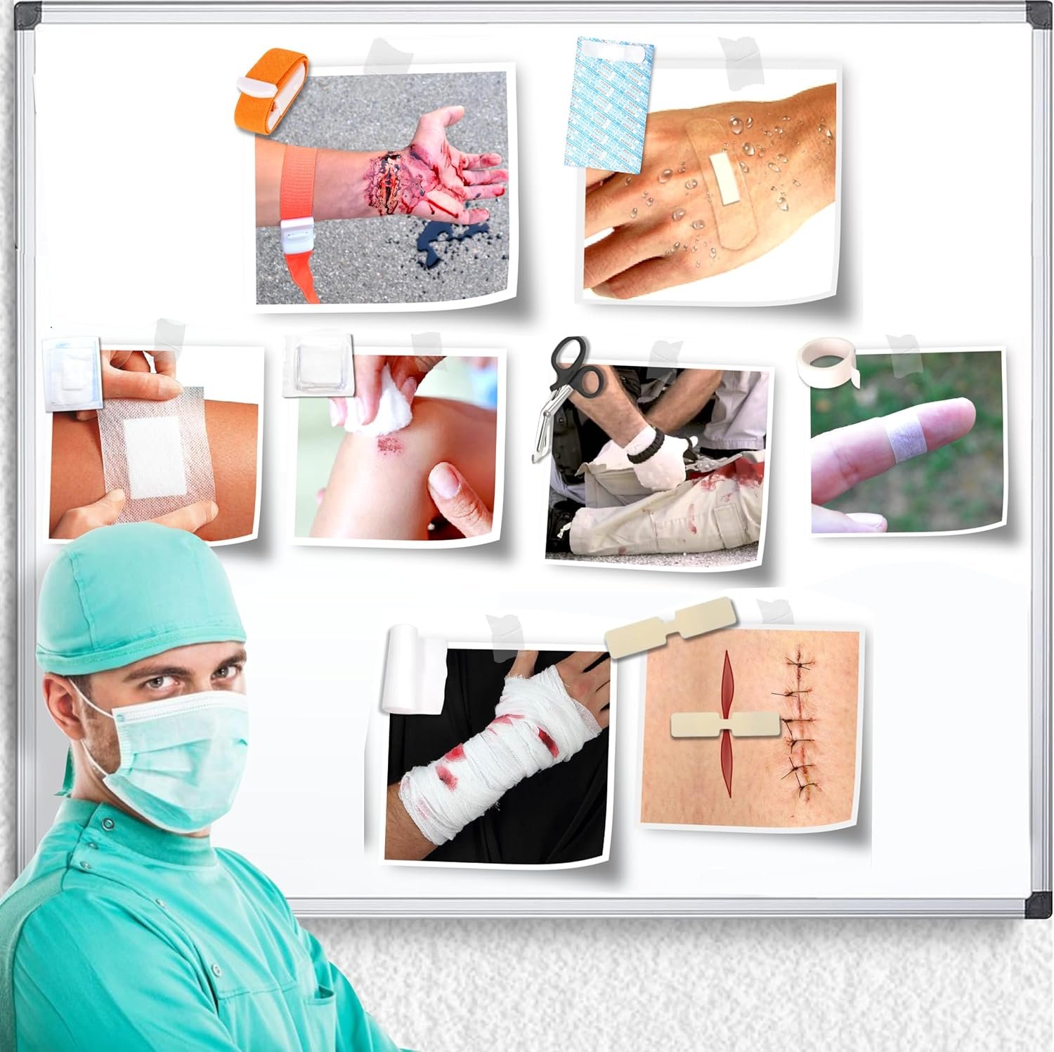 WONCROW | Kit de Survie Complète + Trousse de Secours + Paille Filtrante + Sac + Pierre Allume Feu Couverture Pince Multifonction Outils Accessoire Militaire Boite Gadget Premiers Soins Pêche – Image 5