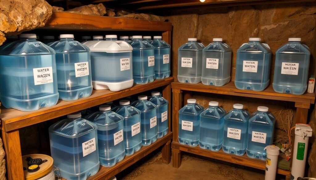 stockage eau potable pour survie
