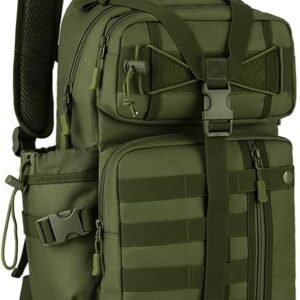 HUNTVP Sac à Dos Militaire Sacs à dos de Randonnée Molle Tactique Sac de Chasse Sacs Voyage de Cours Sac à Dos pour Camping Sport Cyclisme Escalade (25L/30L)